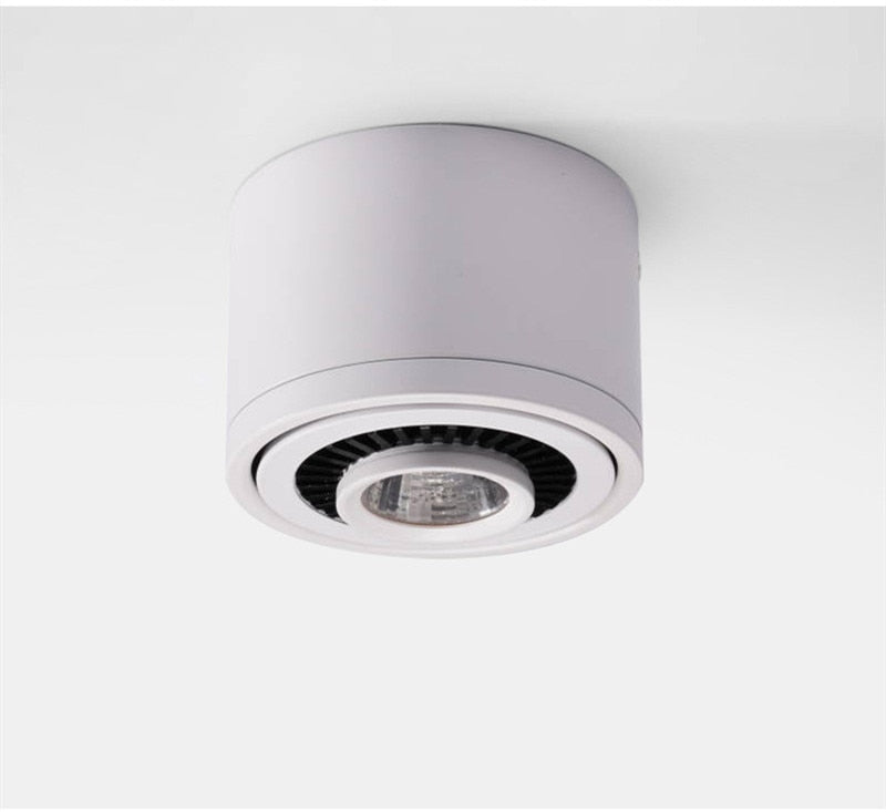 Dimmable surface mounted LED downlight spot light 5W/7W/9W/15WCOB wall lamp AC85V-265V ceiling light living room commercial home