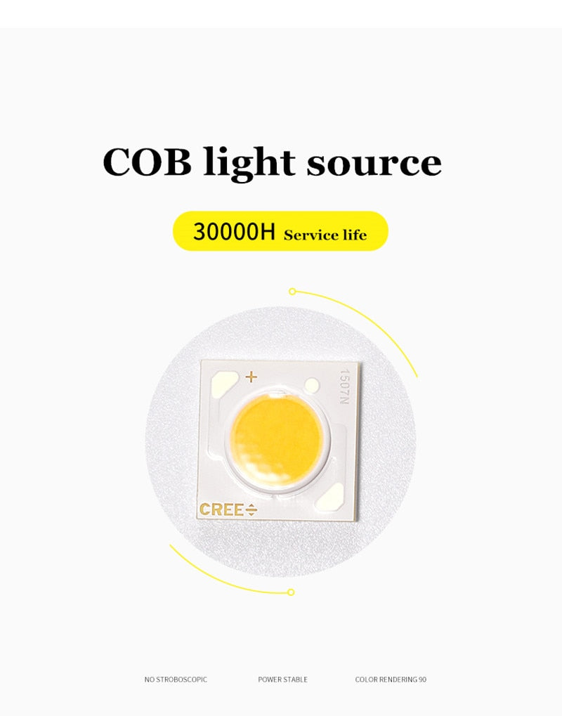 Dimmable surface mounted LED downlight spot light 5W/7W/9W/15WCOB wall lamp AC85V-265V ceiling light living room commercial home