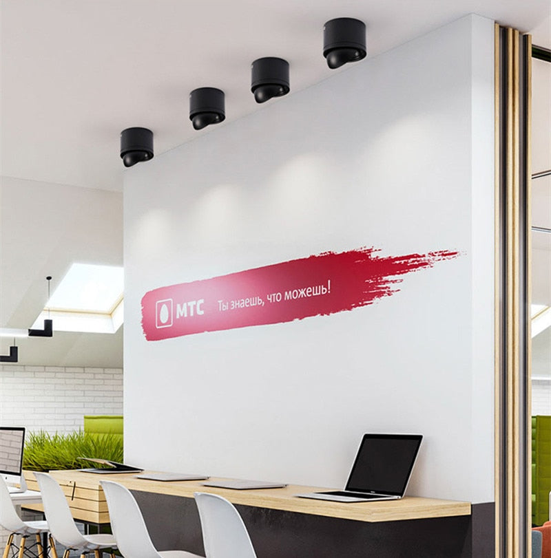 Dimmable surface mounted LED downlight spot light 5W/7W/9W/15WCOB wall lamp AC85V-265V ceiling light living room commercial home