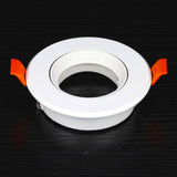 Adjustable Surface Mounted Led Ceiling Downlight GU10 Aluminum Round Ceiling Recessed Downlight Lamp Fixture Black White