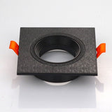 Adjustable Surface Mounted Led Ceiling Downlight GU10 Aluminum Round Ceiling Recessed Downlight Lamp Fixture Black White