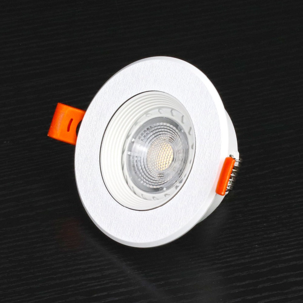 Adjustable Surface Mounted Led Ceiling Downlight GU10 Aluminum Round Ceiling Recessed Downlight Lamp Fixture Black White