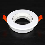 Adjustable Surface Mounted Led Ceiling Downlight GU10 Aluminum Round Ceiling Recessed Downlight Lamp Fixture Black White
