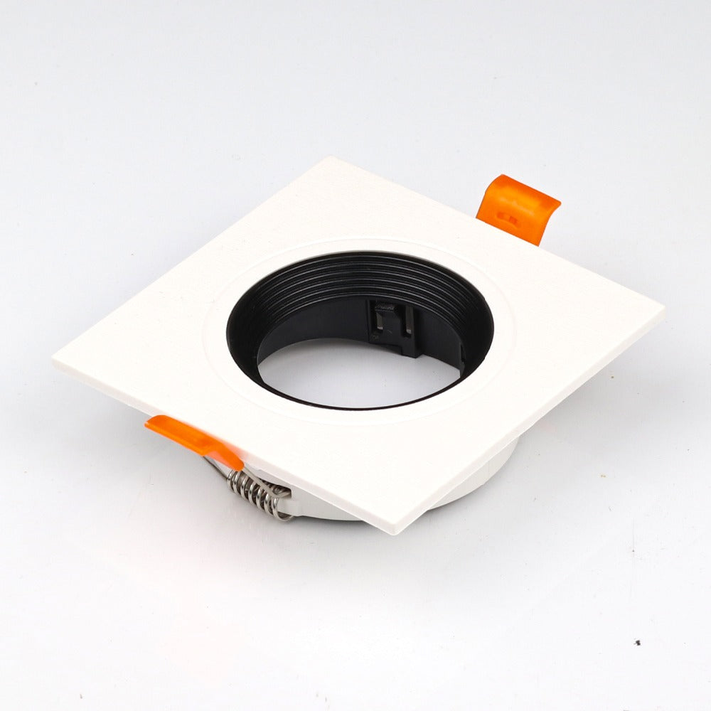 Adjustable Surface Mounted Led Ceiling Downlight GU10 Aluminum Round Ceiling Recessed Downlight Lamp Fixture Black White