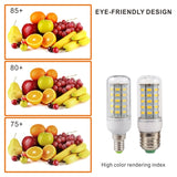 E27 E14 LED Corn Bulb 24 36 48 56 69 72 LEDs SMD 5730 220V Lampasas LED Lamp Chandelier Candle LED Light Bombillas