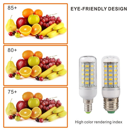 E27 E14 LED Corn Bulb 24 36 48 56 69 72 LEDs SMD 5730 220V Lampasas LED Lamp Chandelier Candle LED Light Bombillas