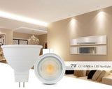LED Spot light GU10 7W MR16 GU5.3 Dimmable lamp COB Chip 30 Beam Angle Spotlight LED bulb For Downlight Table Lamp 110V 220V