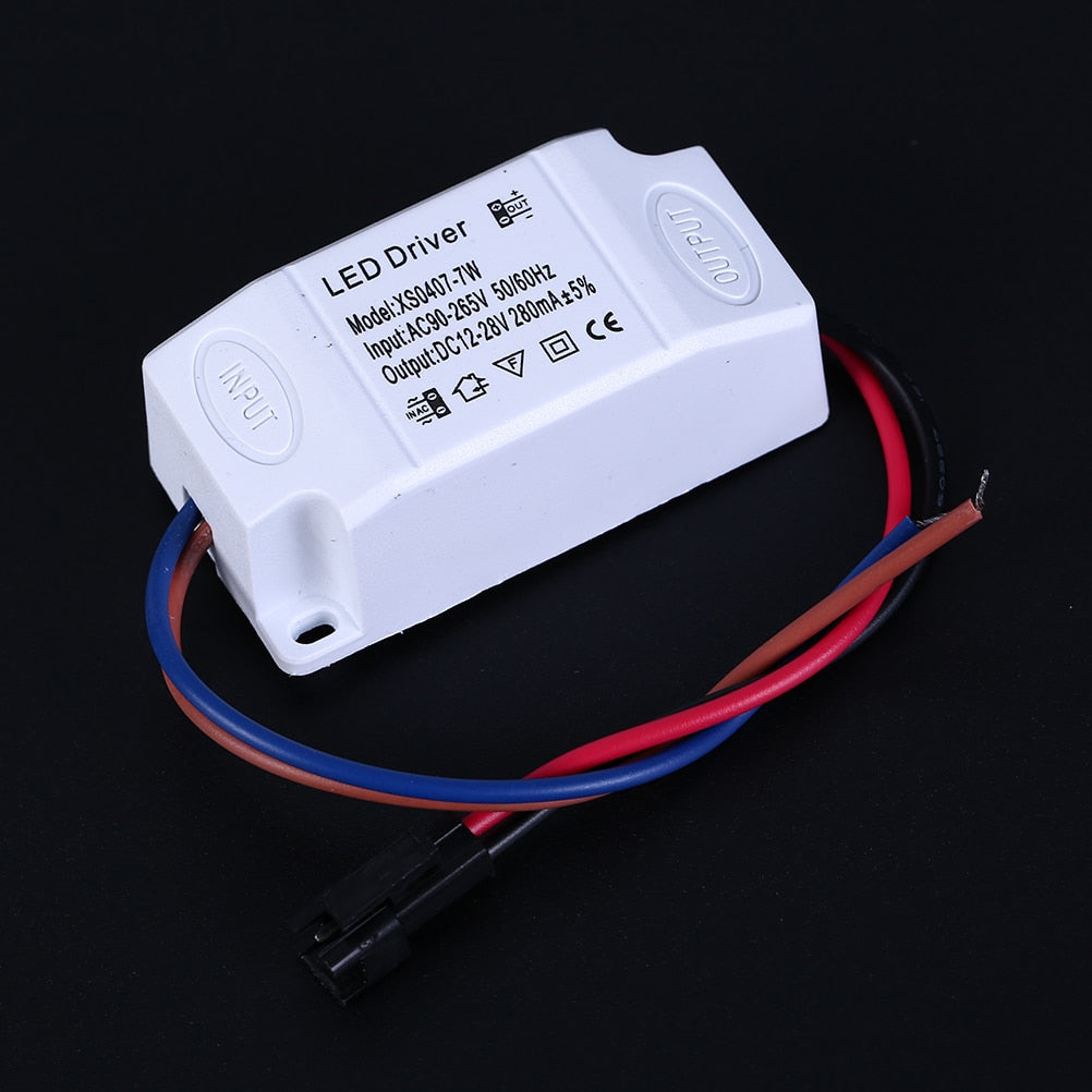 LED Constant Driver 1-3W 4-7W 8-12W 13-18W 18-24W 280mA Power Supply Light Transformers For LED Downlight Lighting AC90-256V