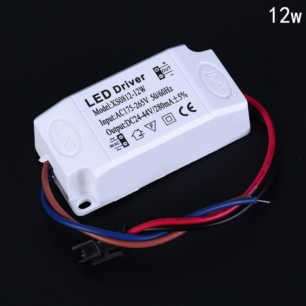 LED Constant Driver 1-3W 4-7W 8-12W 13-18W 18-24W 280mA Power Supply Light Transformers For LED Downlight Lighting AC90-256V