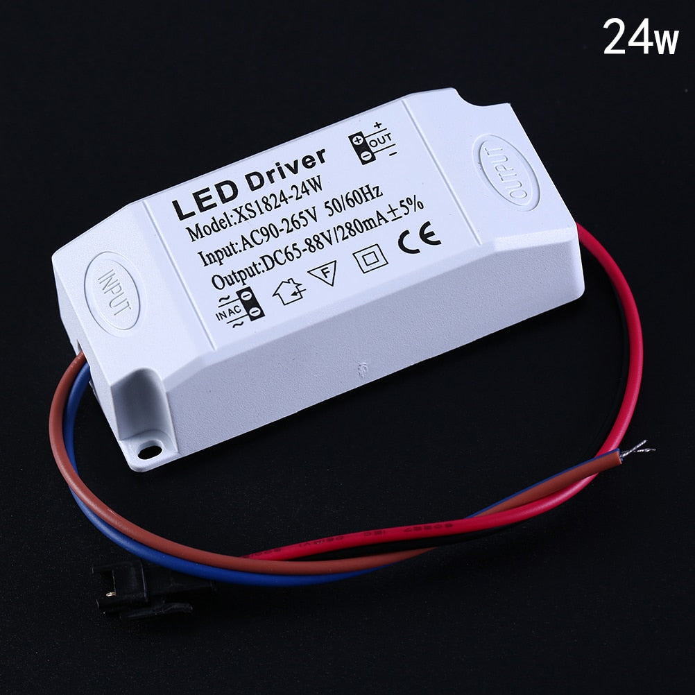 LED Constant Driver 1-3W 4-7W 8-12W 13-18W 18-24W 280mA Power Supply Light Transformers For LED Downlight Lighting AC90-256V