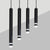 LED Pendant Lights COB Ceiling 7w 12w AC85-265V Cylinder Downlight Hanging Lamp Kitchen Fixtures  Bedroom Office Cafe Bar