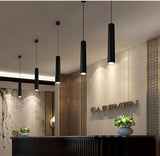 LED Pendant Lights COB Ceiling 7w 12w AC85-265V Cylinder Downlight Hanging Lamp Kitchen Fixtures  Bedroom Office Cafe Bar