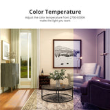 Benexmart Tuya WiFi LED Surface Mounted Light Dimmable Downlight for Ceiling 9W RGBCW NO Hole Round Spotlight Alexa Google Home