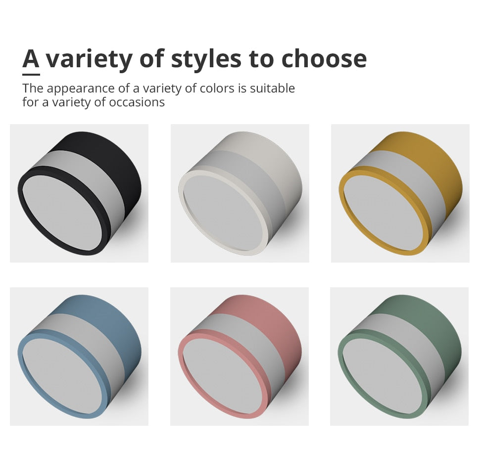 Benexmart Tuya WiFi LED Surface Mounted Light Dimmable Downlight for Ceiling 9W RGBCW NO Hole Round Spotlight Alexa Google Home