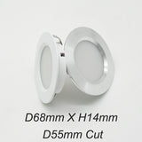 Recessed Downlight 3W 5W 7W 12V LED Ceiling Light Ultra Thin Under Cabinet Kitchen Bedroom Bulbs Lamp Spot Lighting
