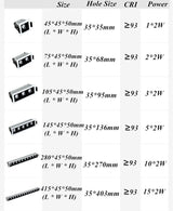 Dimmable Recessed Strip LED Ceiling Lights 2w 4w 6w 10W 20W 30W COB LED Downlights AC85~265V LED Strip Lamp Indoor Lighting