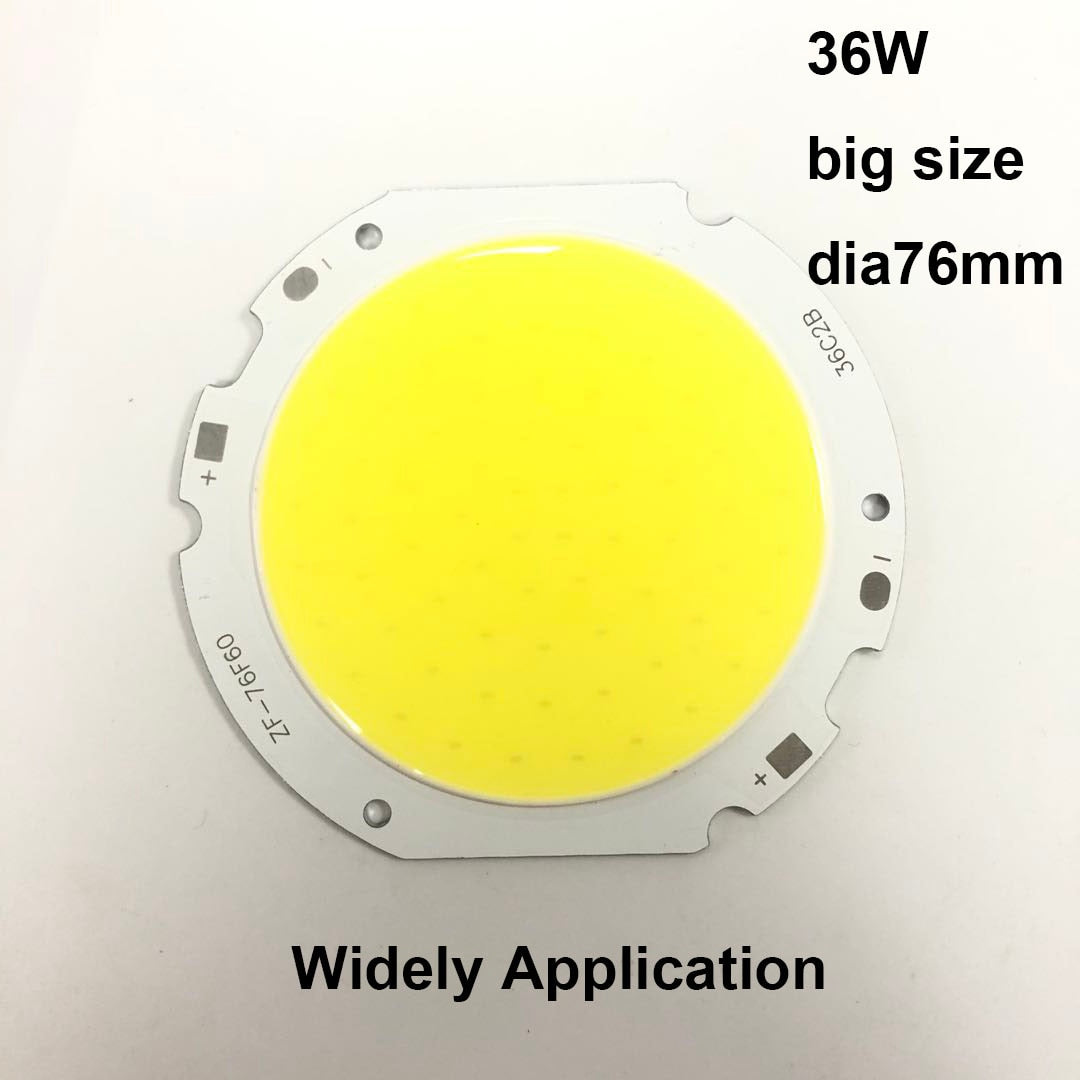 LED Downlight 24W 30W 36W D76MM Round COB LED Chip Modules Cold White Celing Light Downlight