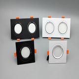 ACETIDE Recessed Double LED Dimmable Downlight COB 7W - 30W Spot Decoration Room Ceiling Lamp AC 220V LED Panel Lights Hotel Room