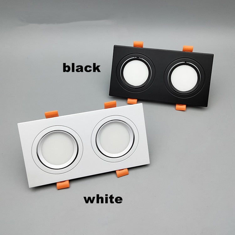 ACETIDE Recessed Double LED Dimmable Downlight COB 7W - 30W Spot Decoration Room Ceiling Lamp AC 220V LED Panel Lights Hotel Room