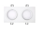 ACETIDE Recessed Double LED Dimmable Downlight COB 7W - 30W Spot Decoration Room Ceiling Lamp AC 220V LED Panel Lights Hotel Room