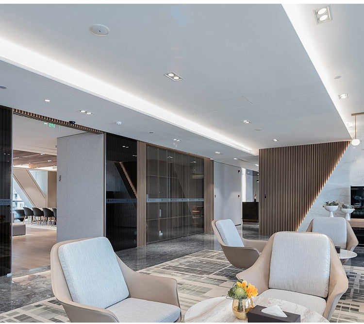 ACETIDE Recessed Double LED Dimmable Downlight COB 7W - 30W Spot Decoration Room Ceiling Lamp AC 220V LED Panel Lights Hotel Room