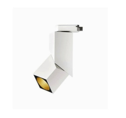 LED track light ceiling light 90° adjustable angle downlight living room Nordic square background wall track spotlight 220V