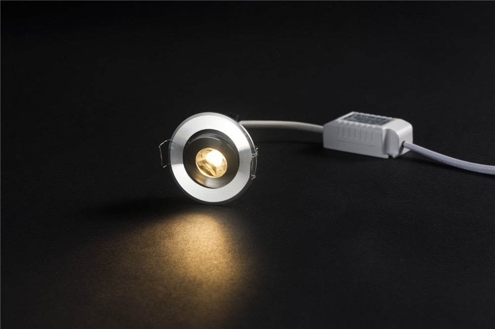 Downlight 50mm Diameter Round LED Downlighter Led Recessed Ceiling Small Led Downlight Silver