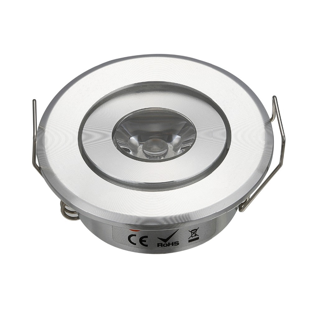 Downlight 50mm Diameter Round LED Downlighter Led Recessed Ceiling Small Led Downlight Silver