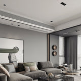 LED embedded square downlight borderless anti-glare ceiling spotlight without main light for home livingroom