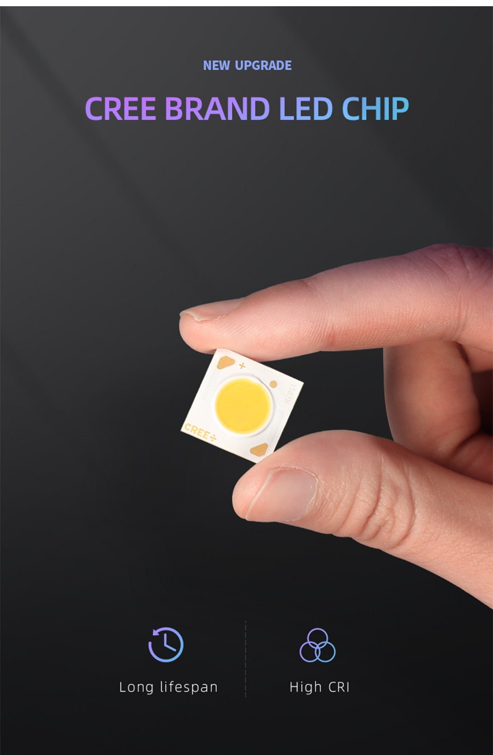 LED embedded square downlight borderless anti-glare ceiling spotlight without main light for home livingroom