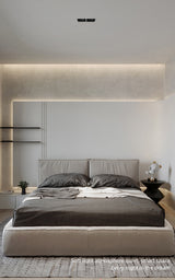 LED embedded square downlight borderless anti-glare ceiling spotlight without main light for home livingroom