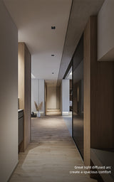 LED embedded square downlight borderless anti-glare ceiling spotlight without main light for home livingroom