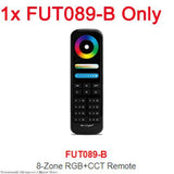 MiBoxer FUT066 12W RGB+CCT LED Downlight AC110V 220V 2.4G RF Wireless Remote WiFi Smartphone APP Alexa Google Voice Control