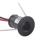 LED Mini Downlight Dimmable IP65 1W 12V Outdoor Indoor Spotlight Stair Kitchen Display Lamp Black Silver Shell Sauna Spot Bulb