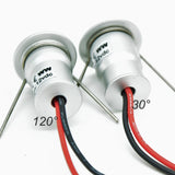 LED Mini Downlight Dimmable IP65 1W 12V Outdoor Indoor Spotlight Stair Kitchen Display Lamp Black Silver Shell Sauna Spot Bulb