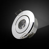 GD 10pcs Mini Spot 3W Dimmable LED Recessed Downlight AC85-265V COB LED Ceiling Spot Light Embedded Spot LED Spotlight + Driver