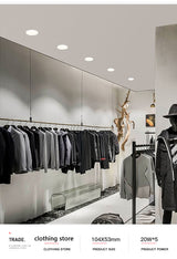 LED COB Recessed Downlight Deep Glare AC110 220V Dimmable 5W 7W 9W 12W 15W 20w 25W Round Black White LED Ceiling Spot Light