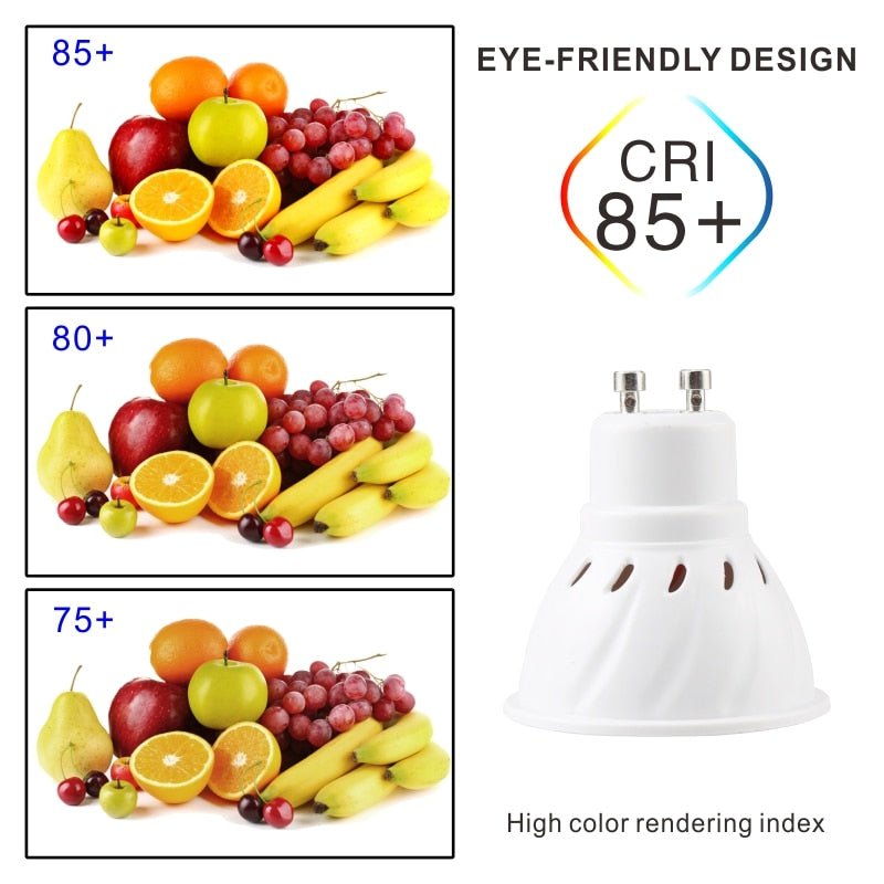 10pcs Lampasas&#39;s LED Spotlight Bulb E27 E14 MR16 GU10 B22 220V Bombillas LED Lamp 48 60 80 LED 2835 SMD Lampasas Spot Light 3w 4w 5w