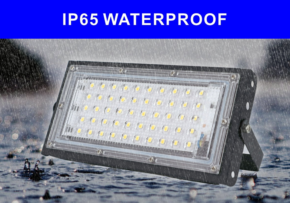 Led Flood Light AC 220V 230V 240V 2pcs/lot 50W Outdoor Floodlight Spotlight IP65 Waterproof LED Street Lamp Landscape Lighting