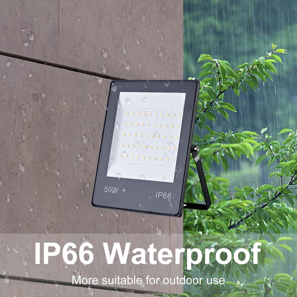 Flood Light Outdoor 10W 20W 30W 50W 100W 150W Wall Floodlight Projector Spotlight Exterior Waterproof Garden Garage Street Lamp