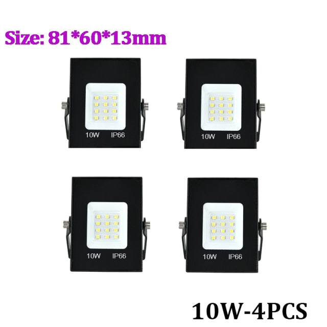 Flood Light Outdoor 10W 20W 30W 50W 100W 150W Wall Floodlight Projector Spotlight Exterior Waterproof Garden Garage Street Lamp