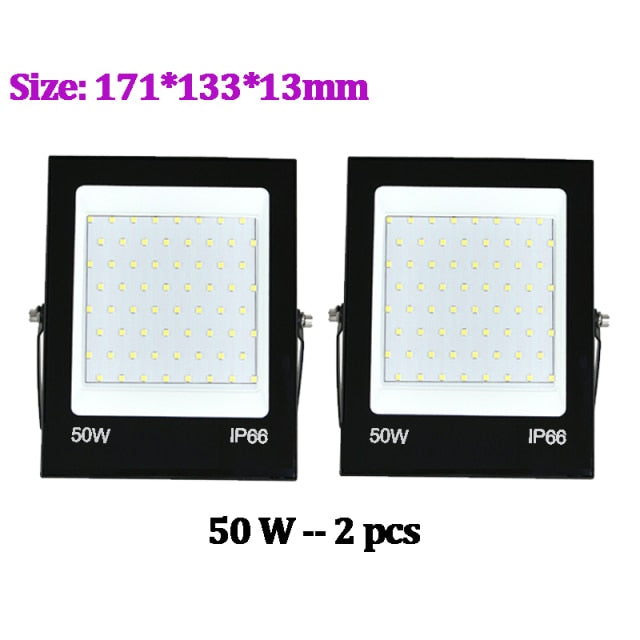 Flood Light Outdoor 10W 20W 30W 50W 100W 150W Wall Floodlight Projector Spotlight Exterior Waterproof Garden Garage Street Lamp