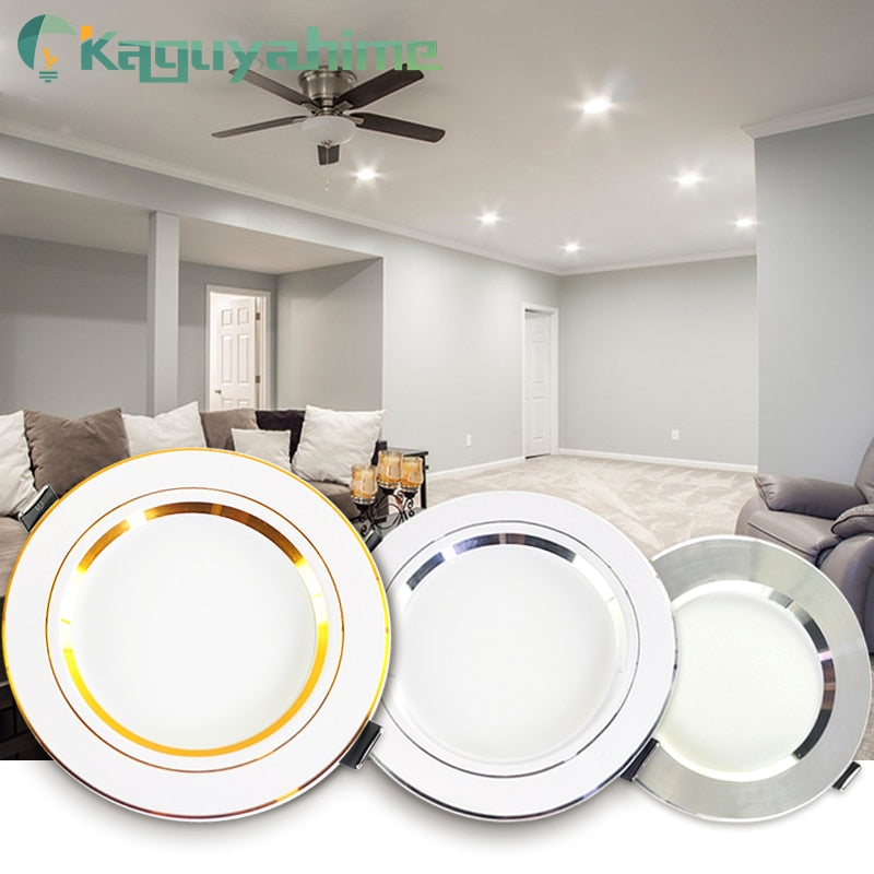 Kaguyahime Downlight 18W 15W 9W 5W 3W Recessed Round LED Lamp Indoor Lighting AC 220V 240V LED Downlight Warm White Cold White
