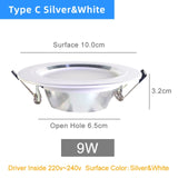 Kaguyahime Downlight 18W 15W 9W 5W 3W Recessed Round LED Lamp Indoor Lighting AC 220V 240V LED Downlight Warm White Cold White