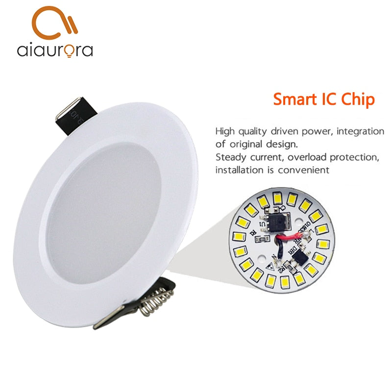 Waterproof Led Downlight 5W 7W 9W 12W 15W 18W 220V 110V LED Ceiling bathroom Lamps living room light Home Indoor Lighting Ceiling