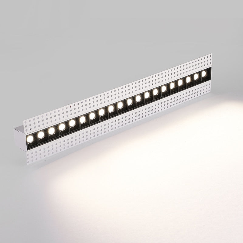 Saiyo LED Downlight Line Light Bar Creative Linear Rimless Magnetic Lamp Recessed Ceiling Lamps Strip Living Room Corridor Light