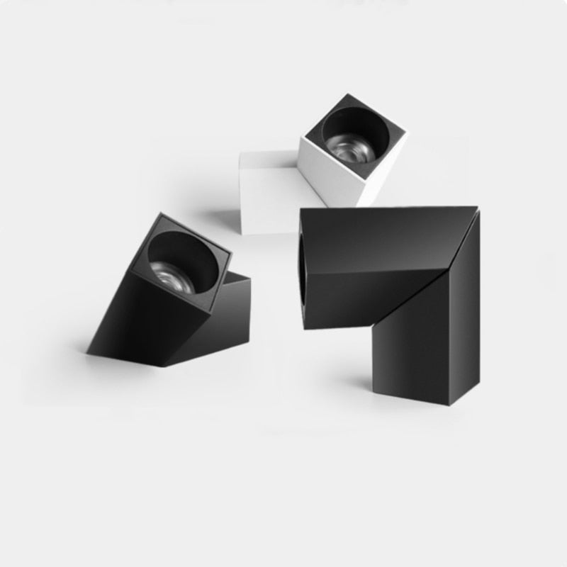 Dimmable Folding Rotation LED Downlights 10W 15W 20W COB LED Ceiling Spot Lights AC85~265V LED Background Lamps Indoor Lighting