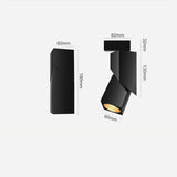 Dimmable Folding Rotation LED Downlights 10W 15W 20W COB LED Ceiling Spot Lights AC85~265V LED Background Lamps Indoor Lighting