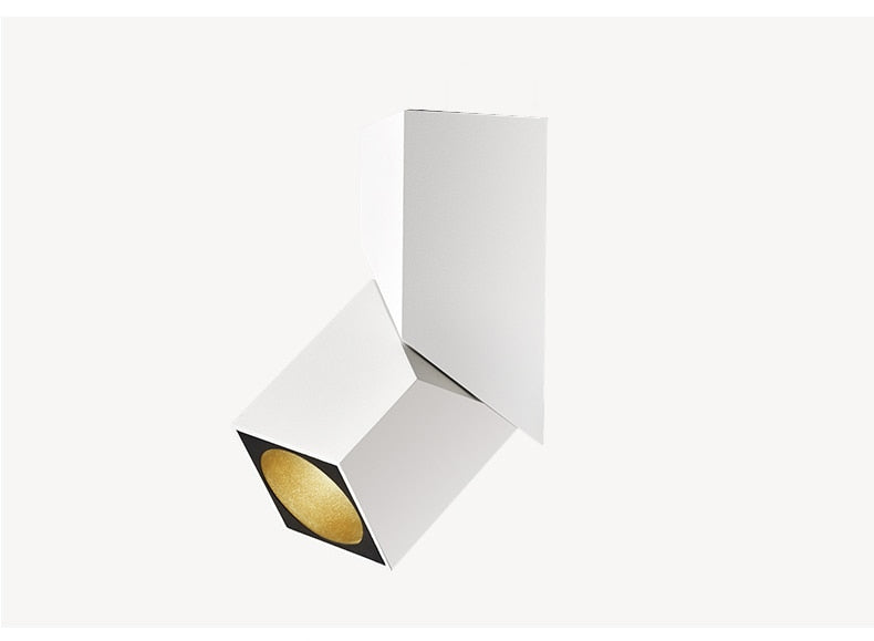 Dimmable Folding Rotation LED Downlights 10W 15W 20W COB LED Ceiling Spot Lights AC85~265V LED Background Lamps Indoor Lighting