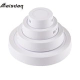 Round Square Led Panel Light Surface Mounted 6W 12W 18W 24W  Downlight Ceiling Down 175-265V Panel Aisle Lamp With LED Driver